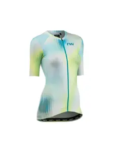 Koszulka rowerowa NORTHWAVE Blade Woman Jersey S/s zielona - S