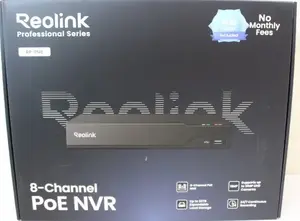 SALE OUT. Reolink RP-PN8 12-Channel* PoE NVR for 24/7 Continuous Recording | Reolink 12-Channel PoE NVR for 24/7 Continuous Recording | RP-PN8 | UNPACKED, DEMO