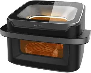 CECOTEC Cecofry Advance 10000 Full Vision karstā gaisa friteris, 10 L, 2200 W, dubultā groza, melns