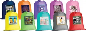 Gimboo School Drawstring Bag with Print