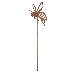 Esschert Design TT243 Bee Garden Statue, Steel, Brown