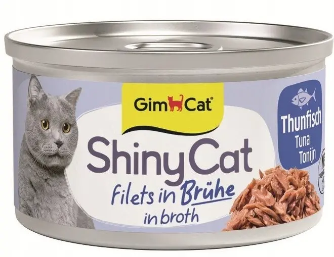 GimCat mitrā barība kaķiem Tuncis buljonā