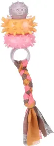 Flamingo TPR Bunty Rings Dog Toy, 20 cm