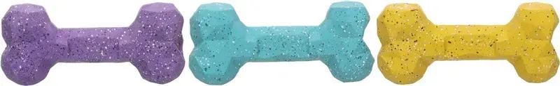 Flamingo Freckles Dog Bone Toy Photo 2