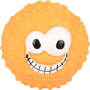 Flamingo Pila Dog Toy Ball, Orange