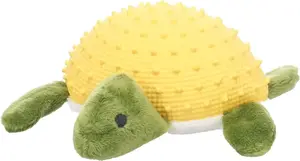 Игрушка для собак Flamingo Tuti Turtle, желто-зеленая