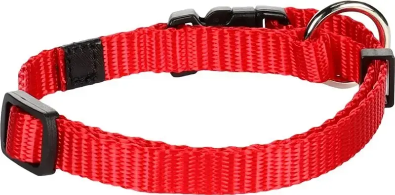 Flamingo Ziggi Adjustable Dog Collar, Red Photo 3