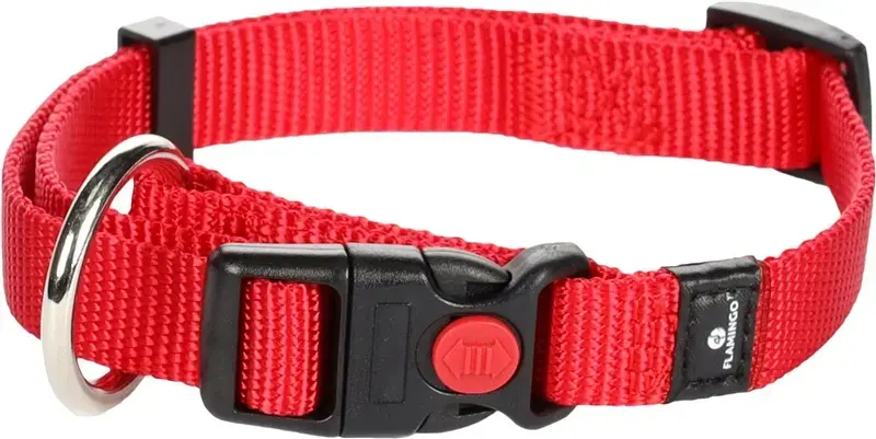 Flamingo Ziggi Dog Collar - Red, 30-45 cm Photo 2
