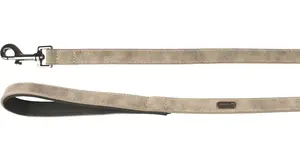 Flamingo Delu Dog Leash, 1.3m x 20mm, Light Brown