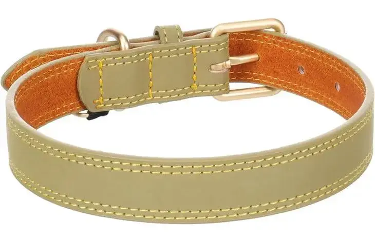Flamingo Virginia Dog Collar, Green, 240-300mm Photo 3