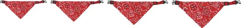 Ошейник-платок Flamingo Pinto красный 22-35 см Photo 2