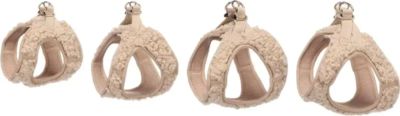 Flamingo Step&Go Pookie Dog Harness - Beige Photo 3