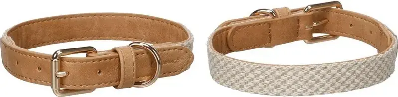 Flamingo Lara Beige Dog Collar 38-48 cm Photo 3