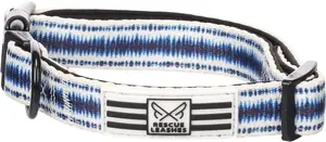 Flamingo Gili Island Dog Collar Blue 28-43cm 20mm