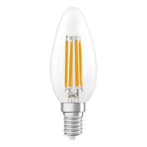 Светодиодная лампа-свеча Osram LEDSCL FIL B35 3.4W E14 827 с регулировкой яркости