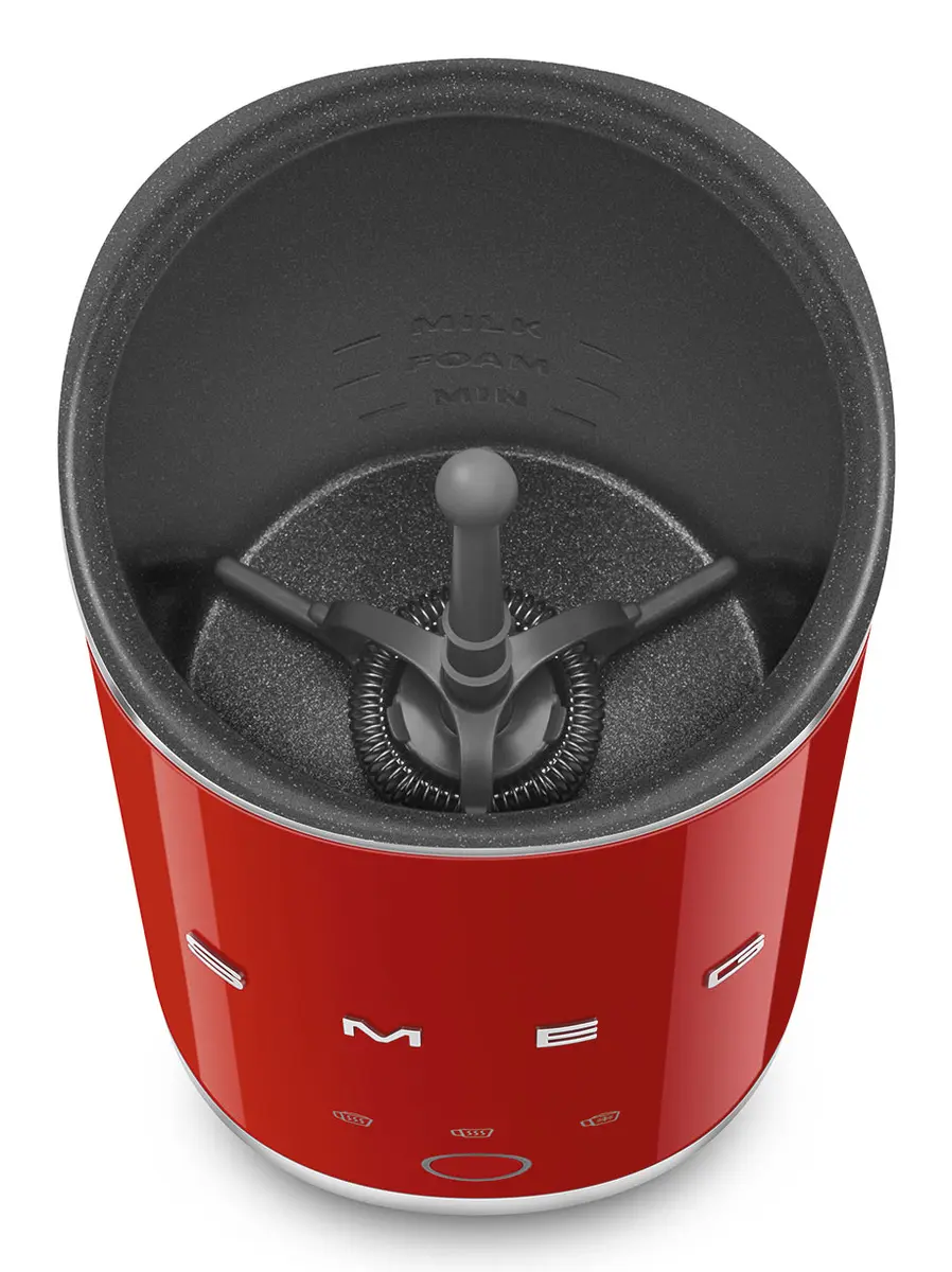 Smeg MFF02RDEU Milk Frother and Warmer Red Photo 15