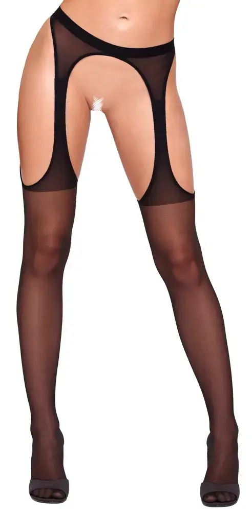 Cottelli Collection Suspender Tights S/M Photo 2