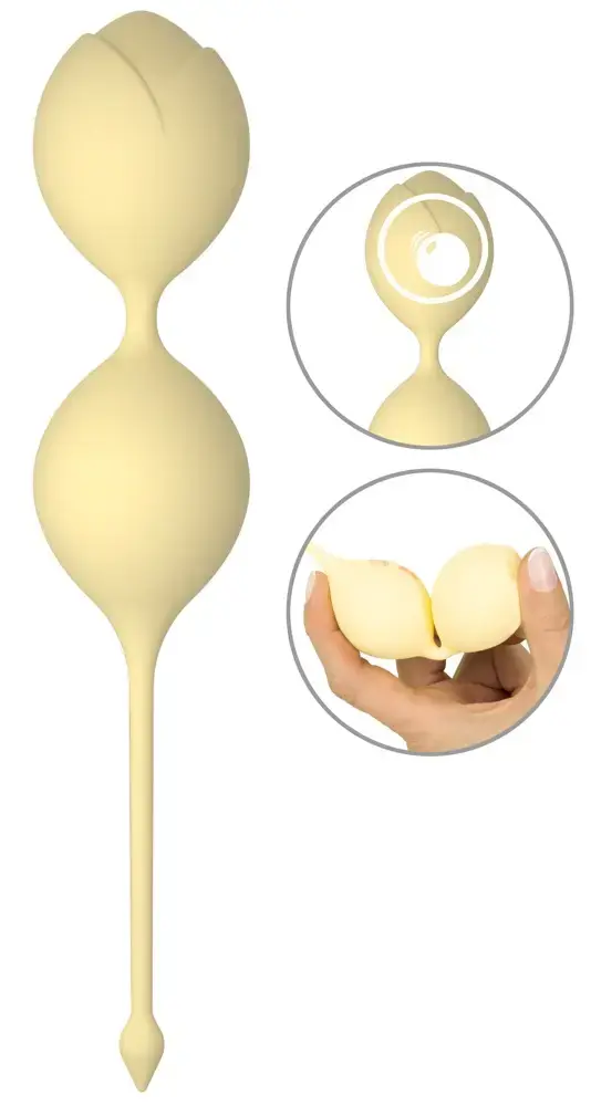 Cuties Love Balls Yellow Pelvic Floor Training Balls Photo 2