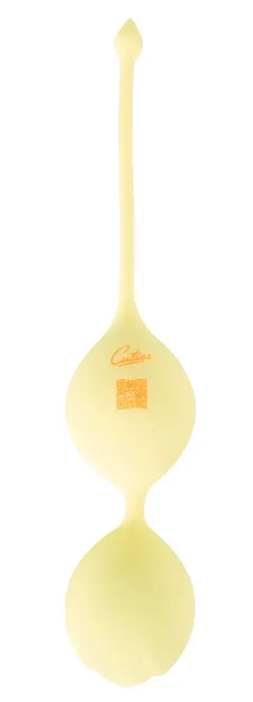 Cuties Love Balls Yellow Pelvic Floor Training Balls Photo 3