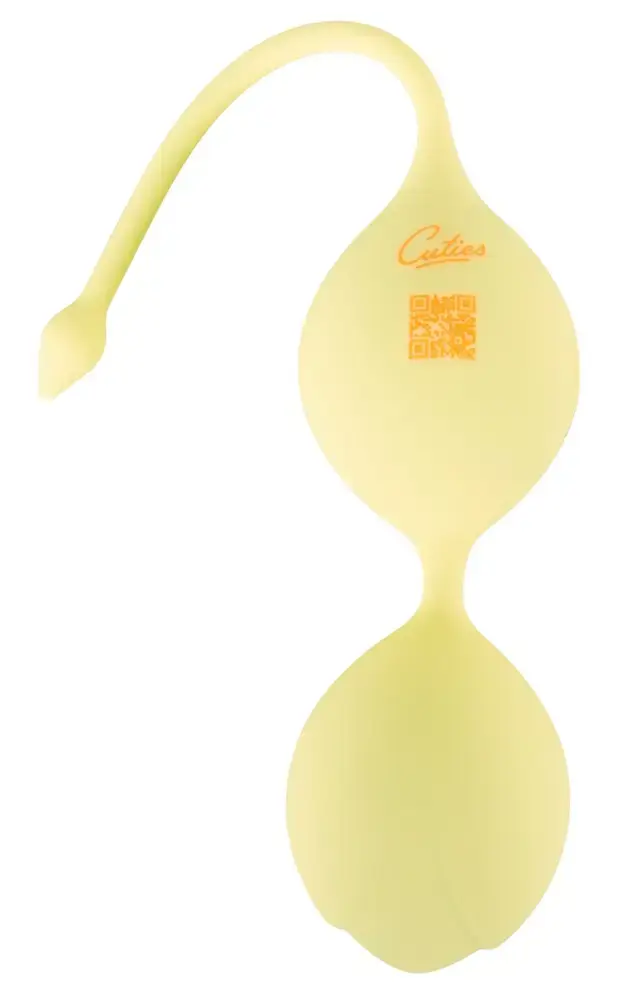 Cuties Love Balls Yellow Pelvic Floor Training Balls Photo 5