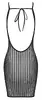 Fantasy by Cottelli Mini Dress with Silver Lurex - Size S-L Photo 6