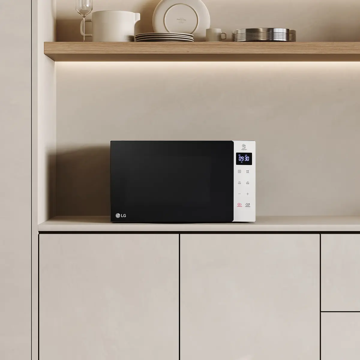 LG MS2032GASW Solo Microwave Oven Photo 4
