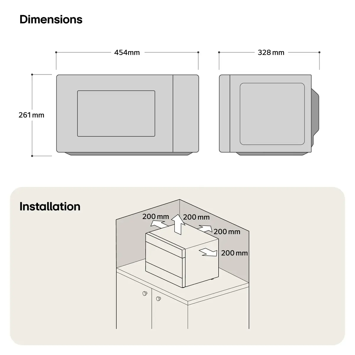 LG MS2032GASW Solo Microwave Oven Photo 5