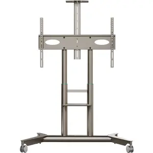 ONKRON TS1871-C Mobile TV Stand for 55-90 inch Screens, Champagne