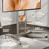 ONKRON TS1871-C Mobile TV Stand for 55-90 inch Screens Photo 6