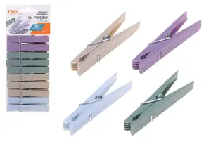 Simple Solution svītraini veļas knaģi, 20 gabali