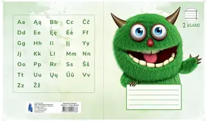 Copybook with Lines 12 Pages 2nd Grade