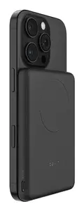 Belkin BPD020HQBK Внешний аккумулятор 5000 мАч Беспроводная зарядка Черный USB Type-C 15 Вт Быстрая зарядка Для смартфона