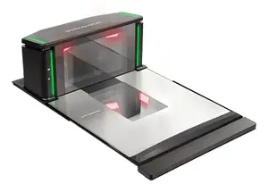 Datalogic Magellan 9600i iebūvētais 1D/2D optiskais svītrkodu lasītājs, melns un nerūsējošais tērauds