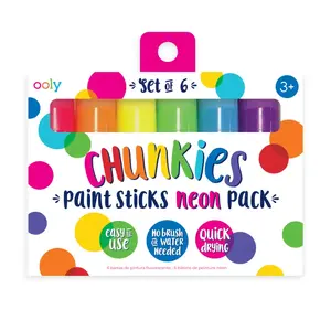 OOLY Chunkies Paint Sticks Neon Krāsas marķieris 6 pcs