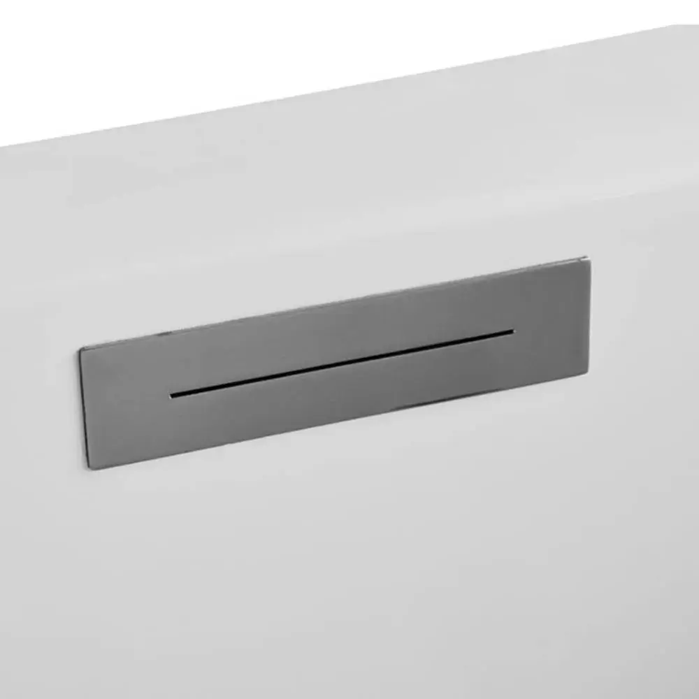 AMUE-007B Left Asymmetrical Massage Bathtub 170x100 cm Photo 4