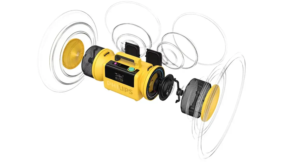 Philips The Tube TAMS80Y/00 Portable Stereo Speaker Photo 2