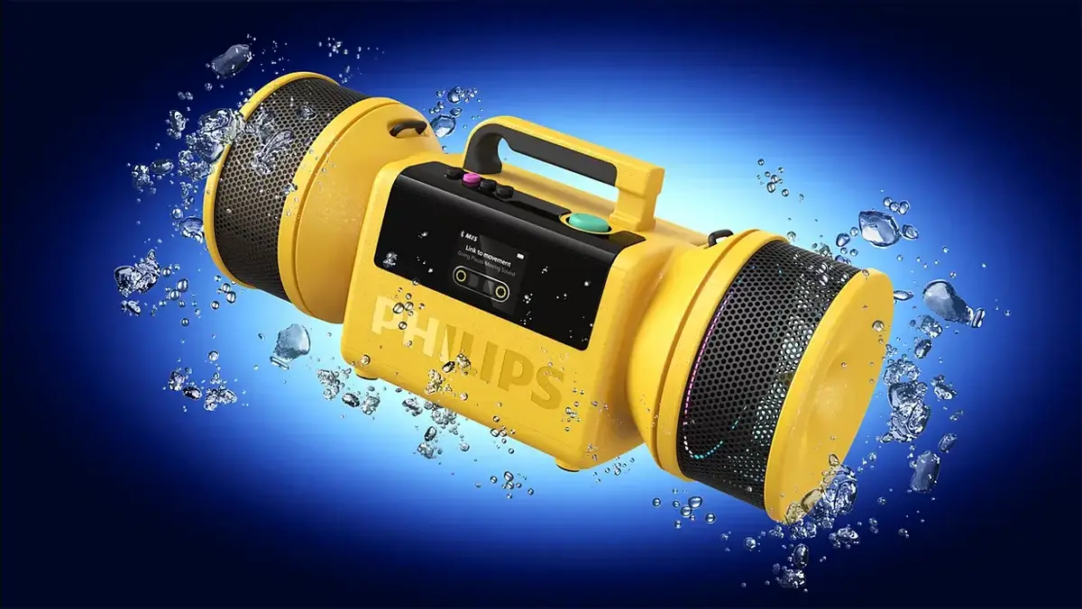 Philips The Tube TAMS80Y/00 Portable Stereo Speaker Photo 7