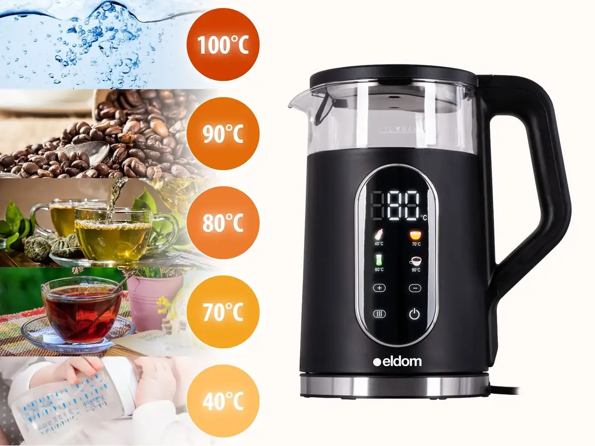 Eldom C560 Nuvia Cordless Kettle with Temperature Control Photo 6