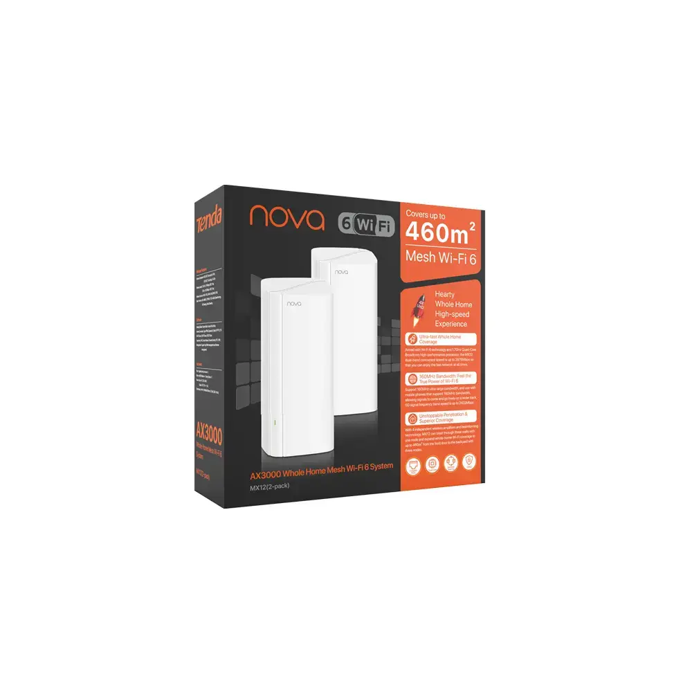 Mesh-система Tenda MX12 Wi-Fi 6 двухдиапазонная Photo 4