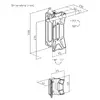 Maclean MC-171 Wall-Mounted Bike Rack | Vertical Hanger Photo 2