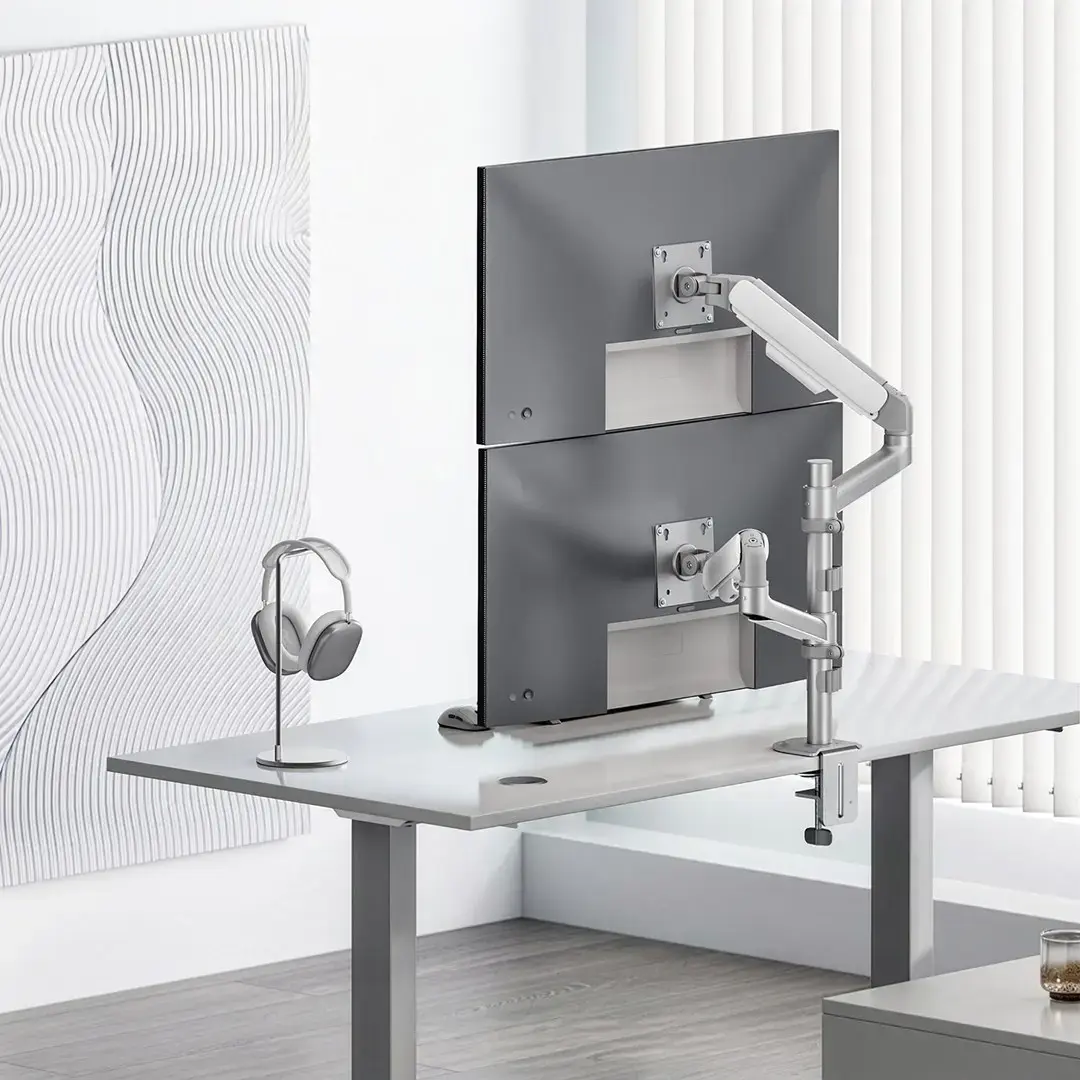 Ergo Office ER-692 W galda stiprinājums monitoriem Photo 6