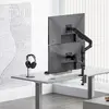 Ergo Office ER-692 B galda stiprinājums diviem monitoriem Photo 2