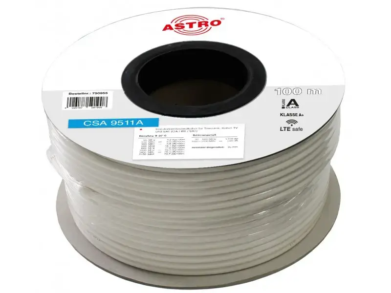 Коаксиальный кабель ASTRO BIT GMBH CSA 9511A 100 м Photo 2