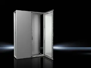 Rittal VX 8284.000 Freestanding Enclosure, 2-Door, IP55, Grey