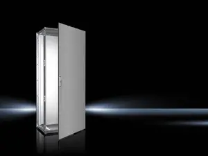 Rittal VX 8455.000 Freestanding Rack, 1-Door, IP55, Grey