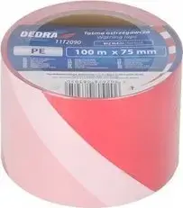 Сигнальная лента без клеевого слоя Dedra 11T2090 75 мм x 100 м