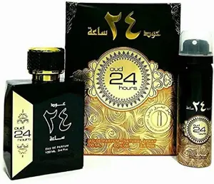 Paco Rabanne Oud 24 Hours smaržūdens 100 ml un dezodorants aerosols 50 ml komplekts