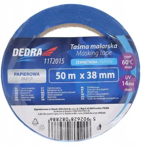 Dedra 11T2015 Exterior Masking Tape 38mm x 50m