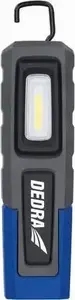Dedra Latarka COB LED + SMD LED + UV 400lm hook magnet