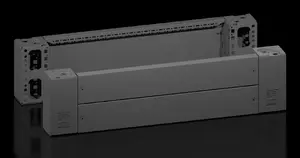 Rittal VX 8660.023 Corner Piece for Base/Plinth System, Steel, Black, 2 Pieces
